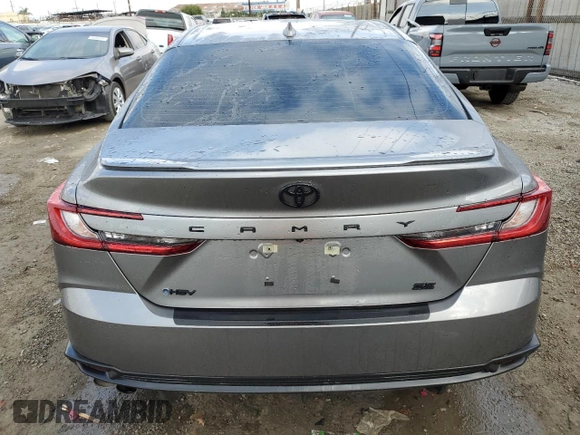 2025 Toyota Camry LE with VIN 4T1DAACK5SU527315, listed as a Copart auction lot 43651805 with 11,085 mi miles and Salvage Title. Bid and sale history available at DreamBid. Image 6.