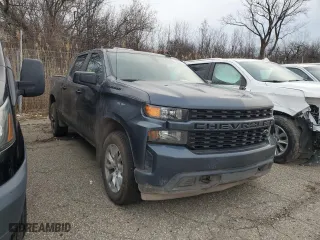 2021 Chevrolet Silverado 1500 Custom with VIN 1GCPYBEK7MZ124068, listed as a Copart auction lot 85141884 with 70,598 mi miles and Clean Title. Bid and sale history available at carsss.com. Image 4.