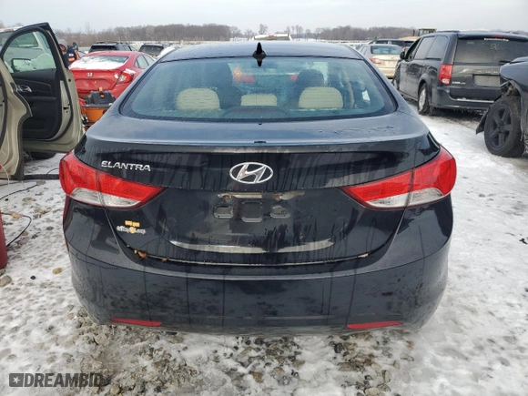 2013 Hyundai Elantra GLS PZEV with VIN 5NPDH4AE9DH219687, listed as a Copart auction lot 84676304 with 90,810 mi miles and Clean Title. Bid and sale history available at carsss.com. Image 6.