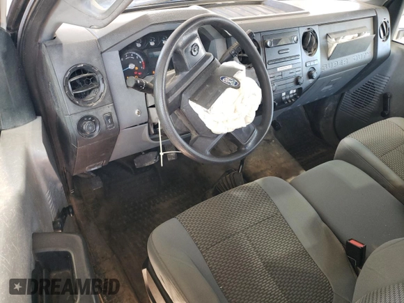 2012 Ford F-350 XL with VIN 1FTRF3B61CEC11465, listed as a Copart auction lot 47188555 with 182,941 mi miles and Salvage title. Bid and sale history available at DreamBid. Image 8.