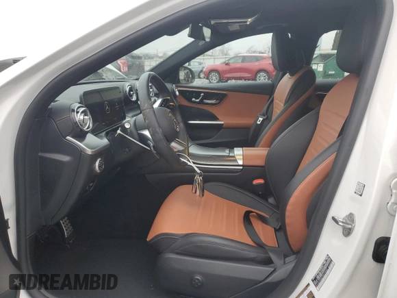 2023 Mercedes-Benz C 300 with VIN W1KAF4HB2PR079084, listed as a Copart auction lot 44204085 with 20,538 mi miles and Salvage Title. Bid and sale history available at DreamBid. Image 7.