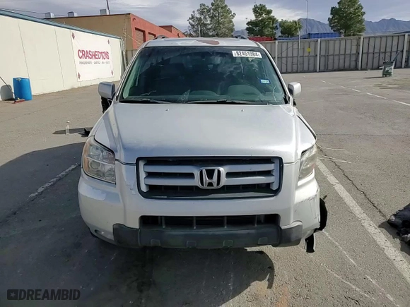2007 Honda Pilot EX-L with VIN 5FNYF28557B037344, listed as a Copart auction lot 82451984 with 283,504 mi miles and Salvage Title. Bid and sale history available at carsss.com. Image 12.