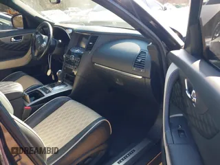 2017 Infiniti QX70 with VIN JN8CS1MU9HM140437, listed as a IAAI auction lot 41270542 with 72,312 mi miles. Bid and sale history available at carsss.com. Image 5.