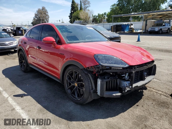 2024 Porsche Cayenne with VIN WP1BM2AY0RDA71068, listed as a Copart auction lot 50650125 with 7,721 mi miles and Salvage title. Bid and sale history available at DreamBid. Image 4.