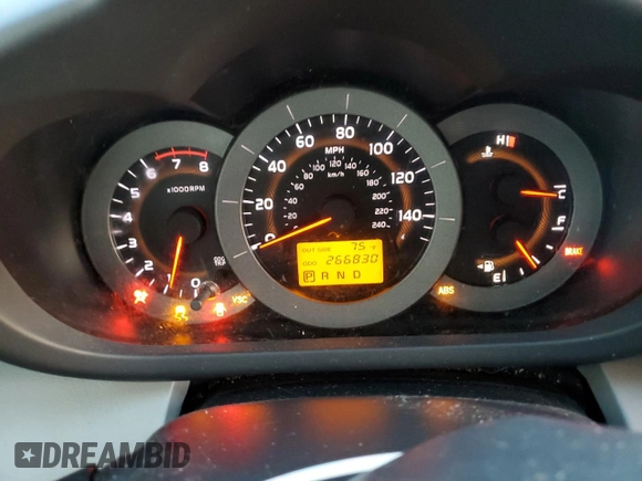2008 Toyota RAV4 Ltd with VIN JTMZK31V785021133, listed as a Copart auction lot 43470655 with 266,830 mi miles and Salvage Title. Bid and sale history available at carsss.com. Image 9.