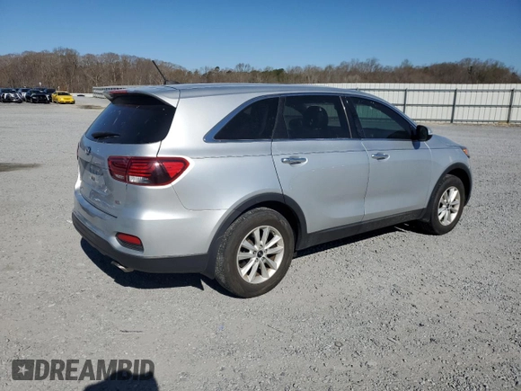 2020 Kia Sorento L with VIN 5XYPG4A3XLG630956, listed as a Copart auction lot 50085525 with 67,377 mi miles and Salvage Title. Bid and sale history available at carsss.com. Image 3.