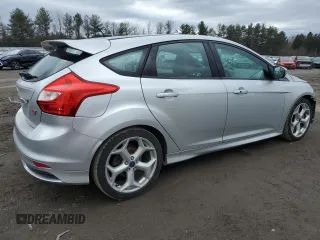 2014 Ford Focus ST with VIN 1FADP3L97EL298874, listed as a Copart auction lot 46799965 with 114,658 mi miles and Salvage Title. Bid and sale history available at carsss.com. Image 3.