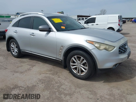 2009 Infiniti FX with VIN JNRAS18U79M100386, listed as a IAAI auction lot 41738262 with 155,265 mi miles and . Bid and sale history available at DreamBid. Image 1.