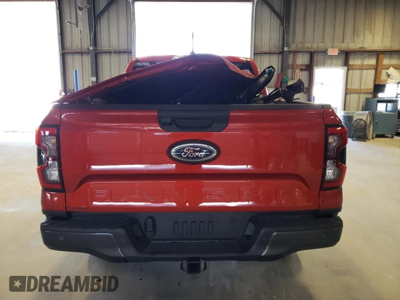 2024 Ford Ranger LARIAT with VIN 1FTER4KH6RLE15213, listed as a Copart auction lot 69852704 with 793 mi miles and Salvage Title. Bid and sale history available at carsss.com. Image 6.