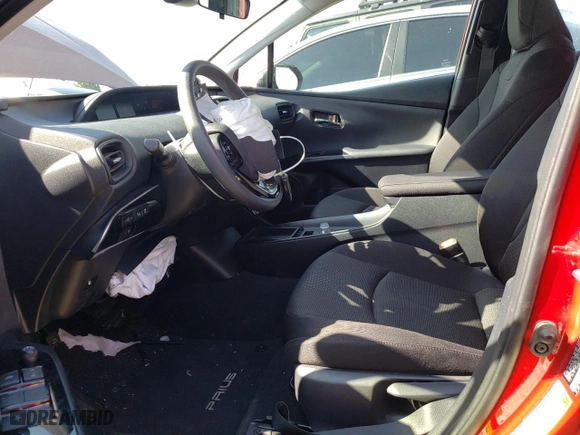 2020 Toyota Prius L Eco with VIN JTDKARFU9L3111895, listed as a Copart auction lot 45355095 with 14,547 mi miles and Salvage Title. Bid and sale history available at carsss.com. Image 7.