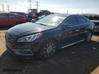 2016 Hyundai Sonata 2.4L Sport with VIN 5NPE34AF1GH355246, listed as a Copart auction lot 50570175 with 89,748 mi miles and Salvage Title. Bid and sale history available at carsss.com. Image 1.