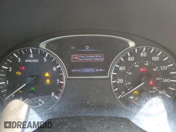 2017 Nissan Altima SV with VIN 1N4AL3AP4HC470878, listed as a Copart auction lot 59351105 with 142,571 mi miles and Salvage title. Bid and sale history available at DreamBid. Image 9.