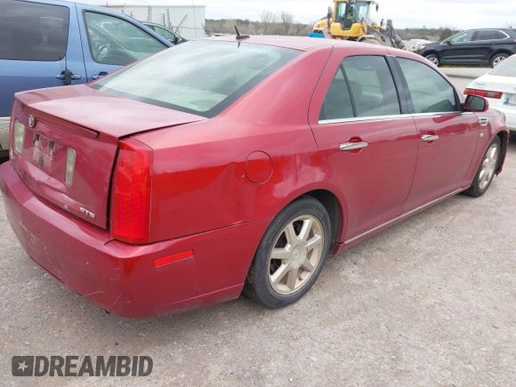 2008 Cadillac STS RWD w/1SB with VIN 1G6DK67V480136615, listed as a IAAI auction lot 41834987 with 163,842 mi miles. Bid and sale history available at carsss.com. Image 4.