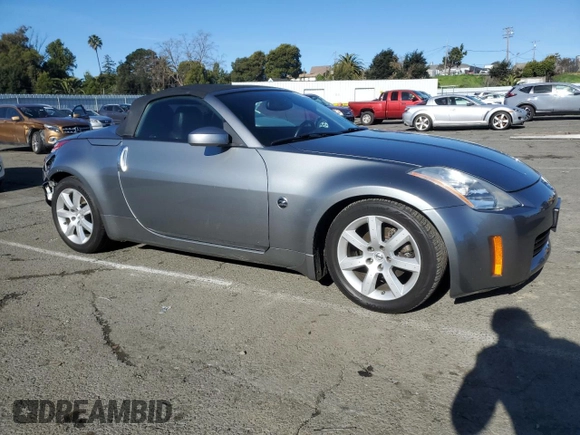 2005 Nissan 350Z Touring with VIN JN1AZ36A55M759497, listed as a Copart auction lot 46308485 with 74,121 mi miles and Salvage title. Bid and sale history available at DreamBid. Image 4.