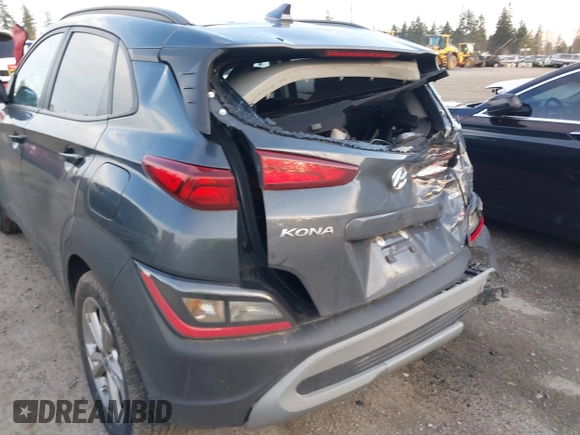 2023 Hyundai Kona SEL with VIN KM8K6CAB5PU935683, listed as a IAAI auction lot 41680852 with 59,057 mi miles and . Bid and sale history available at DreamBid. Image 18.