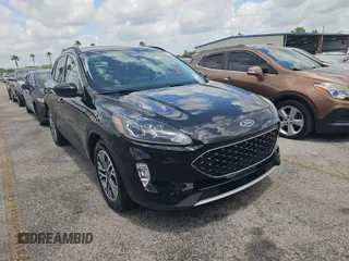 2021 Ford Escape SEL Hybrid with VIN 1FMCU0CZ4MUA54097, listed as a IAAI auction lot 42566428 with 45,342 mi miles and . Bid and sale history available at DreamBid. Image 7.