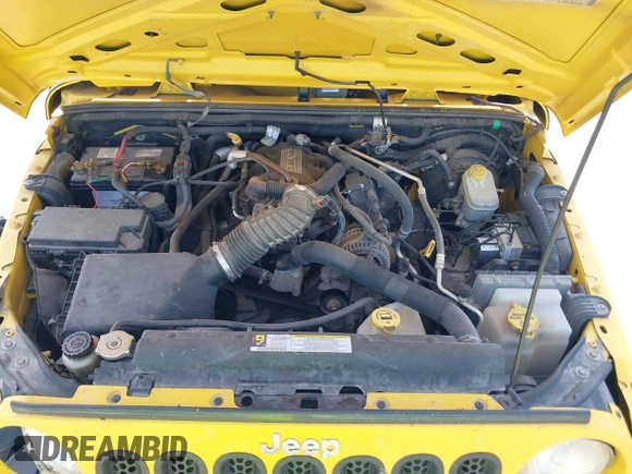 2008 Jeep Wrangler X with VIN 1J4FA24108L516904, listed as a IAAI auction lot 42548005 with 145,439 mi miles and . Bid and sale history available at DreamBid. Image 10.