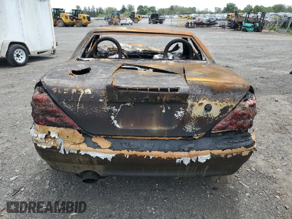 1998 Mercedes-Benz SLK 230/320 with VIN WDBKK47F5WF064270, listed as a Copart auction lot 57452535 with Not provided miles and Salvage title. Bid and sale history available at DreamBid. Image 6.