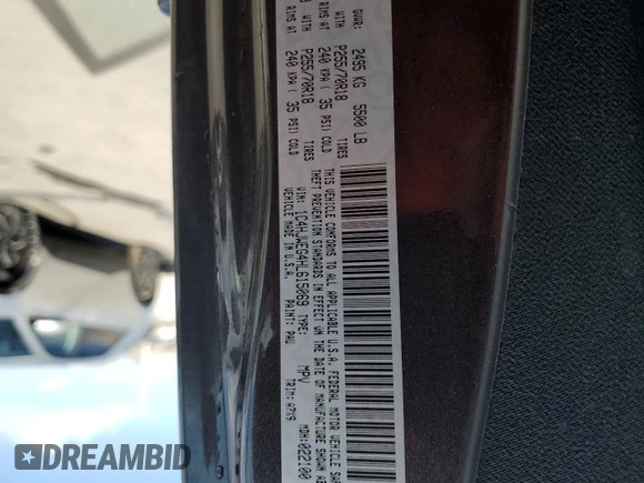 2017 Jeep Wrangler Unlimited Sahara with VIN 1C4HJWEG4HL615069, listed as a Copart auction lot 46480225 with 104,723 mi miles and Salvage title. Bid and sale history available at DreamBid. Image 13.