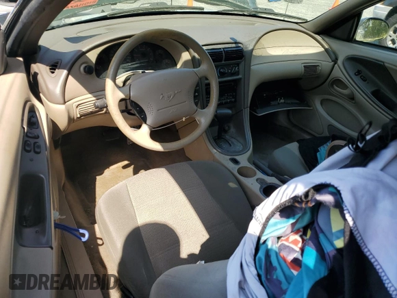 2002 Ford Mustang Standard z VIN 1FAFP404X2F118823, wystawiony jako Copart lot #54343305 z przebiegiem 159 482 mil mil oraz Szkoda całkowita • Salvage title. Historia ofert i sprzedaży dostępna na DreamBid. Obrazek 8.