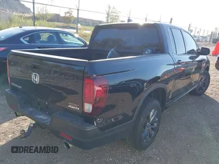 2023 Honda Ridgeline Sport z VIN 5FPYK3F1XPB033766, wystawiony jako IAAI lot #40557075 z przebiegiem Nie podano mil oraz . Historia ofert i sprzedaży dostępna na DreamBid. Obrazek 4.