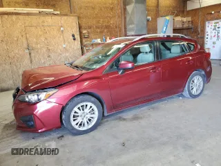 2017 Subaru Impreza Premium z VIN 4S3GTAB65H3735810, wystawiony jako Copart lot #55033075 z przebiegiem 118 646 mil mil oraz Szkoda całkowita • Salvage title. Historia ofert i sprzedaży dostępna na DreamBid. Obrazek 1.