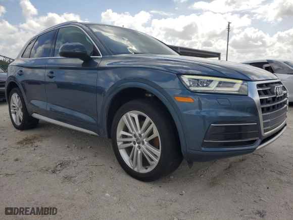 2018 Audi Q5 Premium Plus with VIN WA1BNAFY3J2145191, listed as a Copart auction lot 51533495 with 53,779 mi miles and Salvage Title. Bid and sale history available at carsss.com. Image 4.