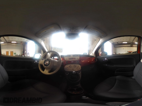 2014 FIAT 500 Pop with VIN 3C3CFFAR7ET283040, listed as a IAAI auction lot 41851762 with 50,260 mi miles. Bid and sale history available at carsss.com. Image 18.