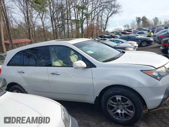2008 Acura MDX Tech Pkg with VIN 2HNYD28348H539207, listed as a IAAI auction lot 41457150 with 244,091 mi miles. Bid and sale history available at carsss.com. Image 13.