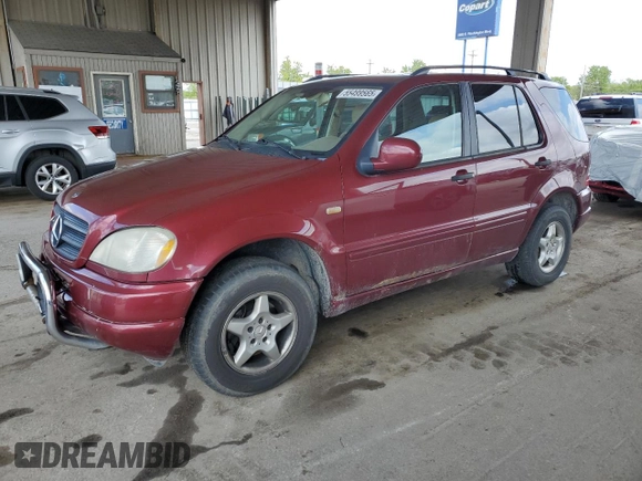 2001 Mercedes-Benz M 320/430/500 z VIN 4JGAB54E81A259134, wystawiony jako Copart lot #55499565 z przebiegiem 294 315 mil mil oraz Szkoda całkowita • Salvage title. Historia ofert i sprzedaży dostępna na DreamBid. Obrazek 1.