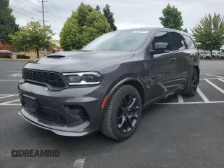 2021 Dodge Durango SRT Hellcat with VIN 1C4SDJH95MC682240, listed as a Copart auction lot 68318644 with 53,995 mi miles and Salvage Title. Bid and sale history available at DreamBid. Image 1.