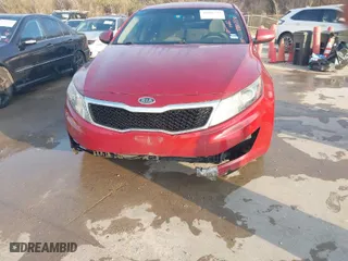 2011 Kia Optima LX with VIN KNAGM4A72B5072570, listed as a IAAI auction lot 41802542 with 188,922 mi miles. Bid and sale history available at carsss.com. Image 6.
