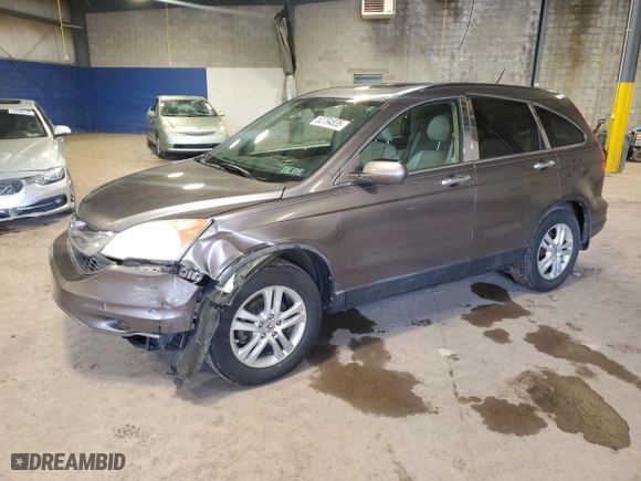 2011 Honda CR-V EX-L with VIN 5J6RE4H75BL090887, listed as a Copart auction lot 52794835 with 158,299 mi miles and Salvage Title. Bid and sale history available at carsss.com. Image 1.