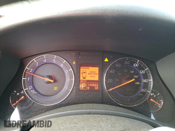 2008 Infiniti EX Journey with VIN JNKAJ09F58M350445, listed as a Copart auction lot 81976584 with 140,682 mi miles and Salvage Title. Bid and sale history available at DreamBid. Image 9.