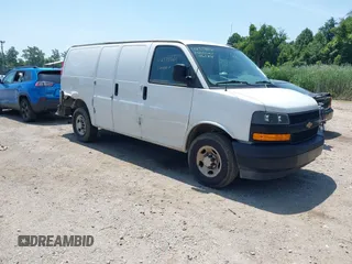 2021 Chevrolet Express Cargo with VIN 1GCWGAFP7M1240646, listed as a IAAI auction lot 42578661 with 134,242 mi miles and . Bid and sale history available at DreamBid. Image 1.