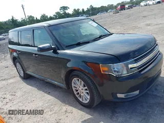 2014 Ford Flex SEL z VIN 2FMGK5C8XEBD13484, wystawiony jako IAAI lot #42235548 z przebiegiem 172 570 mil mil oraz . Historia ofert i sprzedaży dostępna na DreamBid. Obrazek 1.