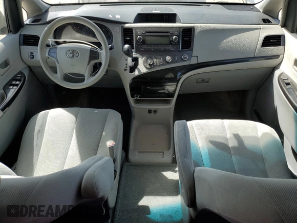 2012 Toyota Sienna with VIN 5TDKA3DC1CS012509, listed as a Copart auction lot 49906955 with 141,745 mi miles and Salvage Title. Bid and sale history available at DreamBid. Image 8.