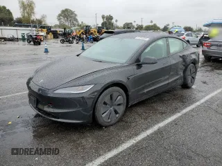 2024 Tesla Model 3 with VIN 5YJ3E1EA9RF867532, listed as a Copart auction lot 47814555 with 2,445 mi miles and Salvage Title. Bid and sale history available at DreamBid. Image 1.