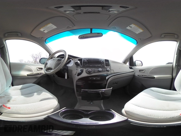 2011 Toyota Sienna LE AAS with VIN 5TDKK3DC7BS007097, listed as a IAAI auction lot 41802056 with 170,471 mi miles. Bid and sale history available at carsss.com. Image 19.