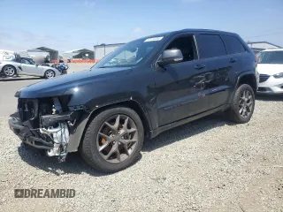 2021 Jeep Grand Cherokee Limited X with VIN 1C4RJEBG0MC713867, listed as a Copart auction lot 57474285 with 50,121 mi miles and Salvage title. Bid and sale history available at DreamBid. Image 1.