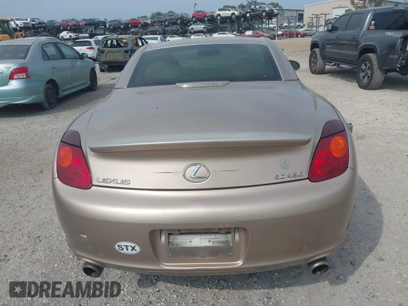 2004 Lexus SC 430 with VIN JTHFN48Y440061059, listed as a IAAI auction lot 42340921 with 117,264 mi miles and . Bid and sale history available at DreamBid. Image 16.