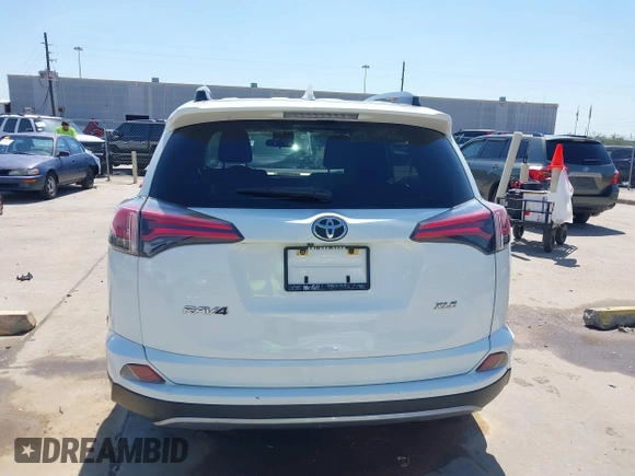 2018 Toyota RAV4 XLE with VIN JTMWFREV7JJ199383, listed as a IAAI auction lot 41859890 with 41,408 mi miles. Bid and sale history available at carsss.com. Image 16.