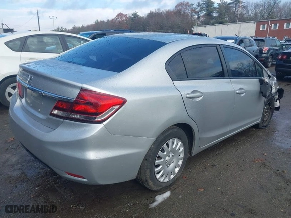 2015 Honda Civic Sedan LX with VIN 19XFB2F51FE116102, listed as a IAAI auction lot 41012063 with 133,395 mi miles. Bid and sale history available at carsss.com. Image 4.