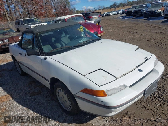 1991 Mercury Capri with VIN 6MPCT01ZXM8607170, listed as a IAAI auction lot 41453641 with 40,731 mi miles and . Bid and sale history available at DreamBid. Image 1.