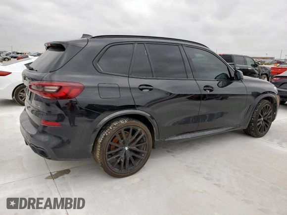 2022 BMW X5 sDrive40i with VIN 5UXCR4C06N9K58174, listed as a Copart auction lot 58333185 with 62,778 mi miles and Salvage title. Bid and sale history available at DreamBid. Image 3.