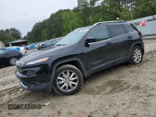 2016 Jeep Cherokee Limited with VIN 1C4PJMDB7GW271014, listed as a Copart auction lot 57048865 with 173,990 mi miles and Salvage title. Bid and sale history available at DreamBid. Image 1.