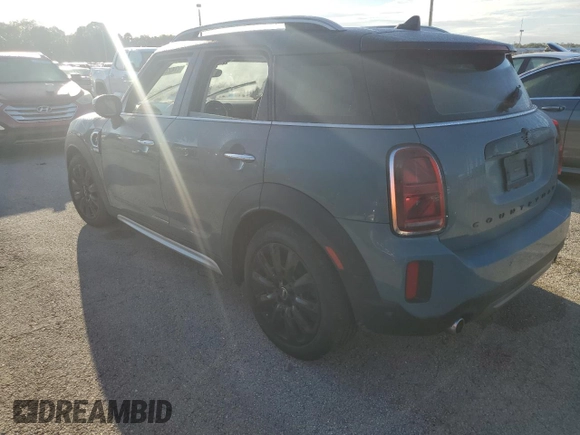 2021 MINI Countryman Cooper S with VIN WMZ53BR03M3N21746, listed as a Copart auction lot 74237774 with 0 mi miles and Non Repairable. Bid and sale history available at carsss.com. Image 2.