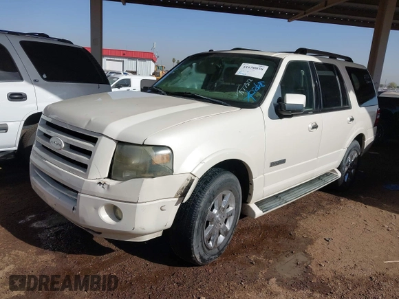 2007 Ford Expedition Limited with VIN 1FMFU19577LA77312, listed as a IAAI auction lot 41650038 with 249,558 mi miles. Bid and sale history available at carsss.com. Image 2.