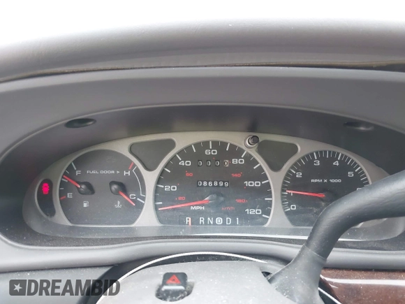 1999 Mercury Sable GS with VIN 1MEFM50U4XG622650, listed as a IAAI auction lot 42099721 with 86,899 mi miles. Bid and sale history available at carsss.com. Image 7.