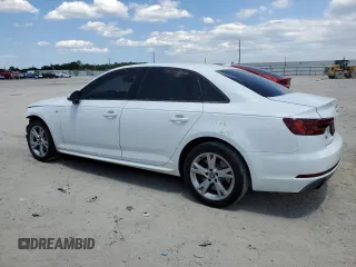 2018 Audi A4 Premium with VIN WAUDNAF45JA018814, listed as a Copart auction lot 55561425 with 70,998 mi miles and Salvage title. Bid and sale history available at DreamBid. Image 2.
